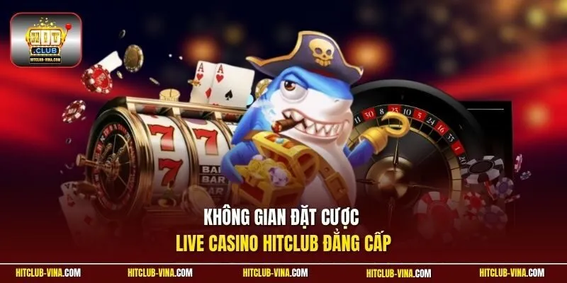 Không gian đặt cược live casino Hitclub đẳng cấp